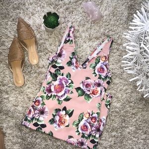 Zara floral pencil dress 👗💗